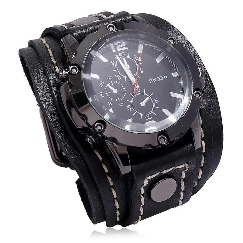 Bild 9 — Force läderarmbandsklocka