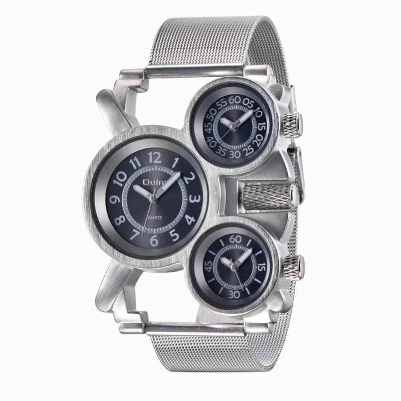 Bild 3 — Steampunk Armbandsklocka 3 Dials Herrar