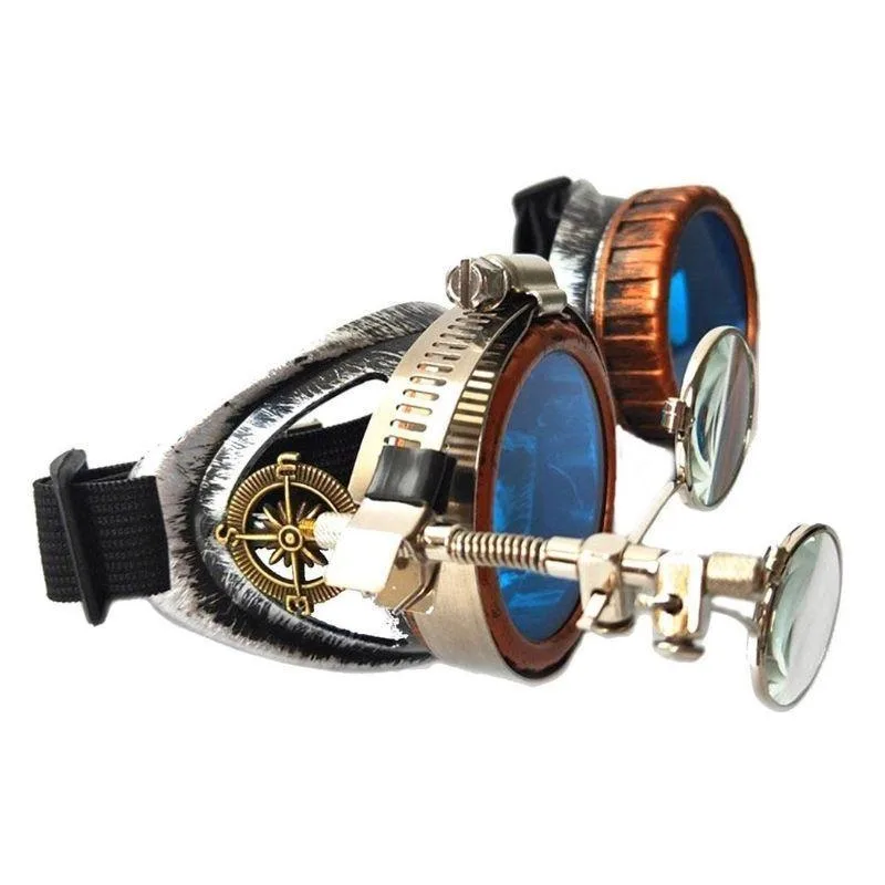 Retro futuristiska Steampunk-glasögon Retro futuristiska Steampunk-glasögon
