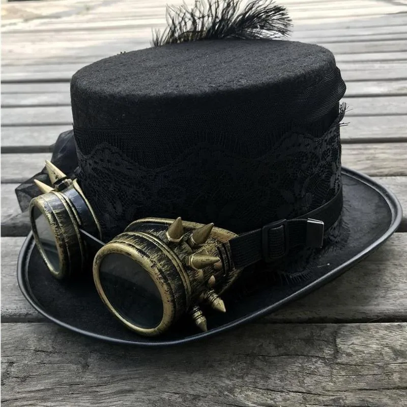Bild 2 — Steampunk hatt i spets
