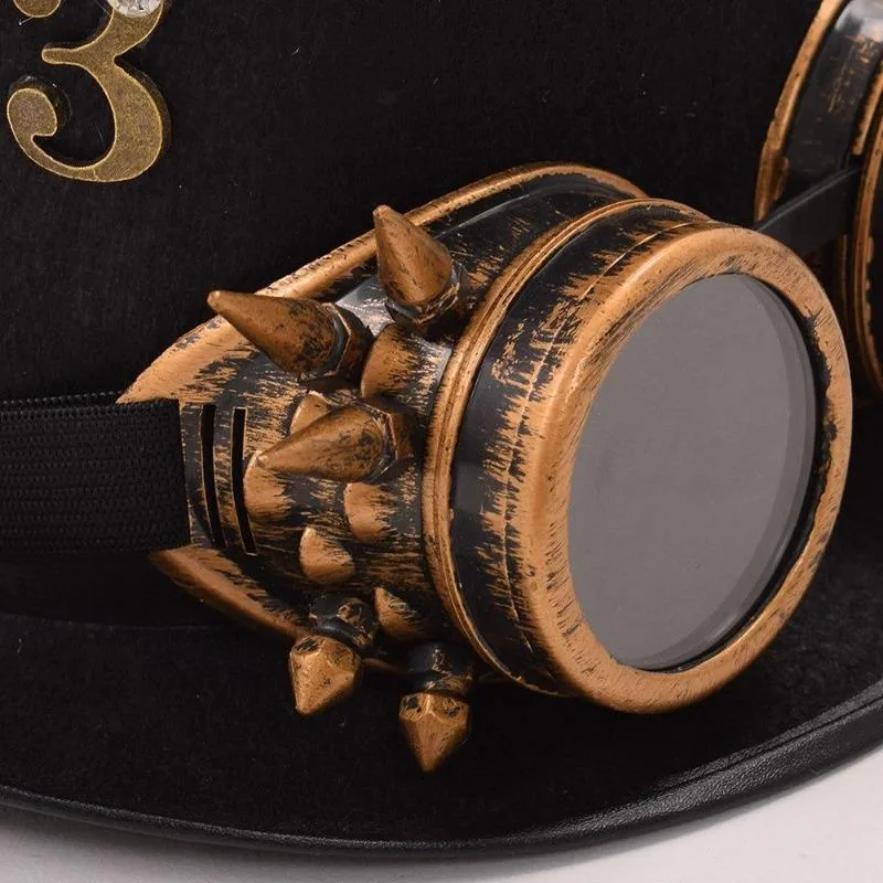 Bild 4 — Steampunk Hatt Med Fjäder
