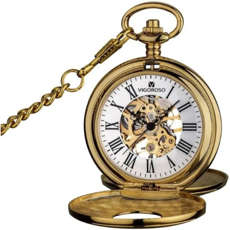 Bild 2 — Guld Steampunk fickur