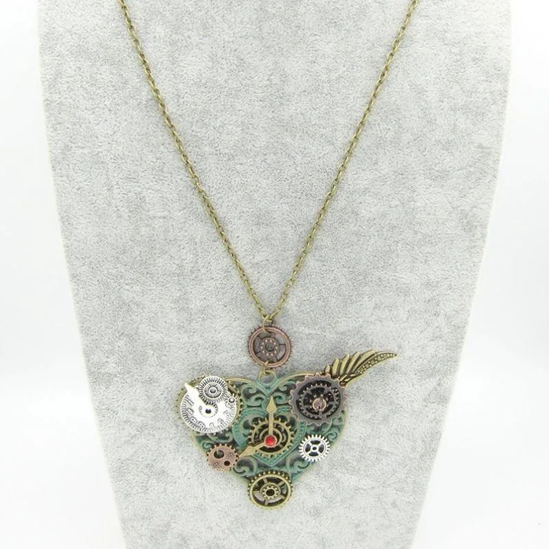 Bild 4 — Steampunk hjärta halsband