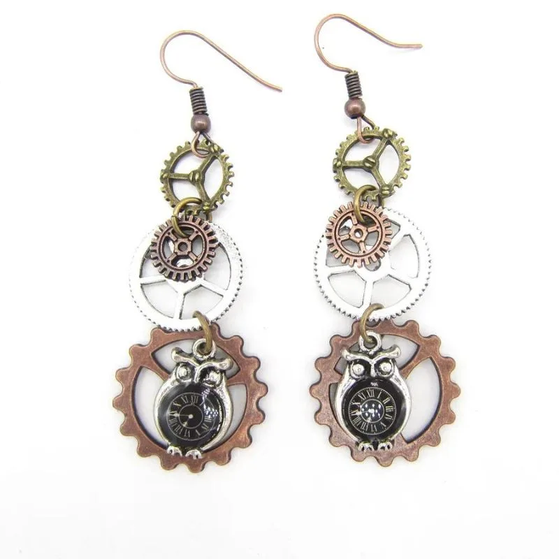 Bild 29 — Steampunk Hängande örhängen