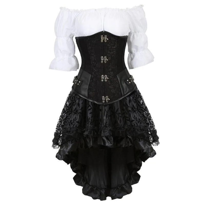 Stora storlekar Steampunk Klänning