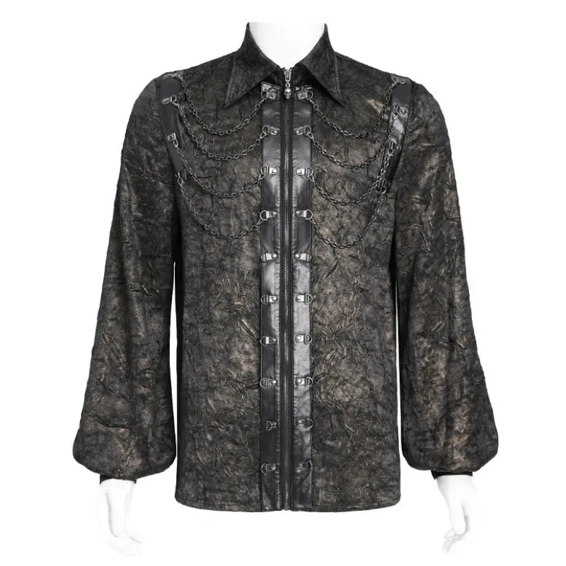 Brun Steampunk skjorta