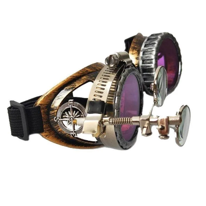 Bild 3 — Retro futuristiska Steampunk-glasögon