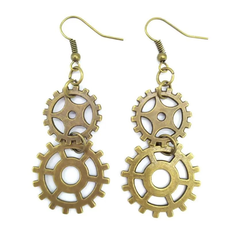 Bild 20 — Steampunk Hängande örhängen