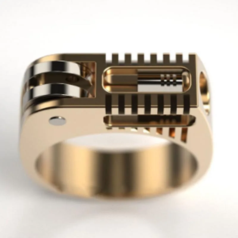 Bild 2 — Steampunk Kugghjul Ring