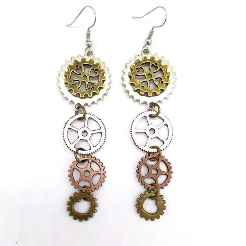 Bild 31 — Steampunk Hängande örhängen