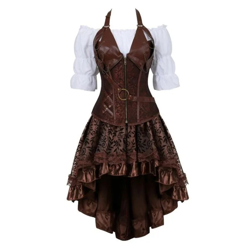 Steampunk kostym för kvinnor