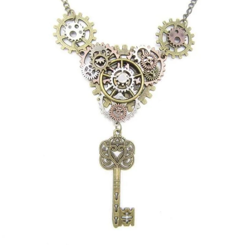 Steampunk nyckelhalsband