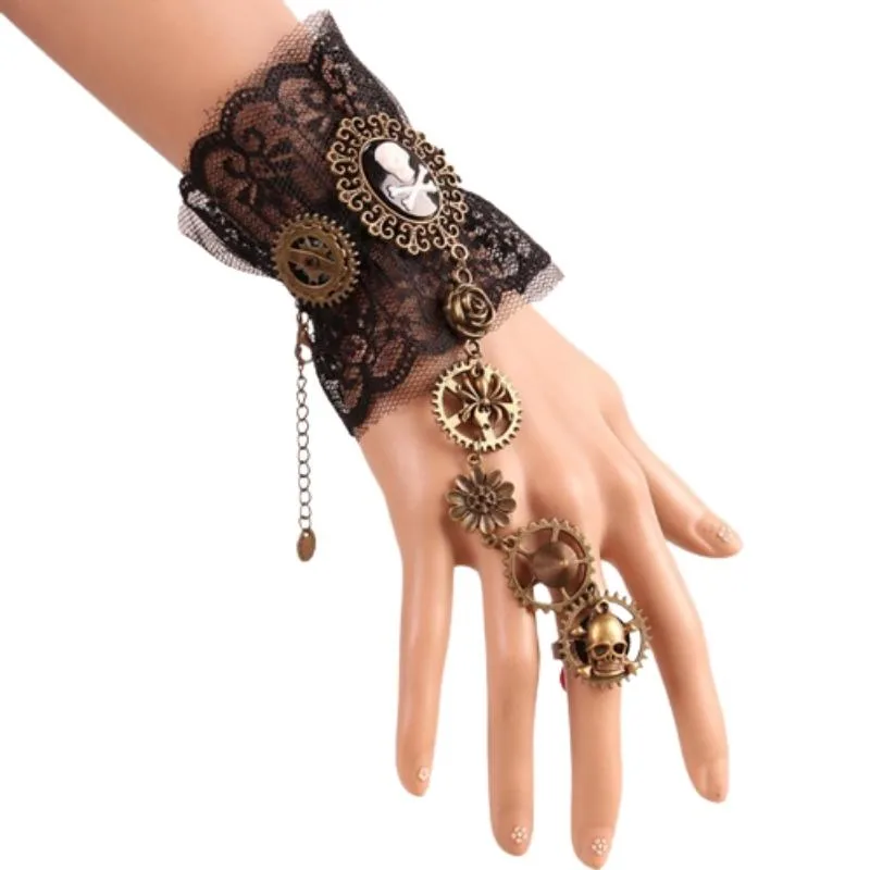 Steampunk spetsarmband