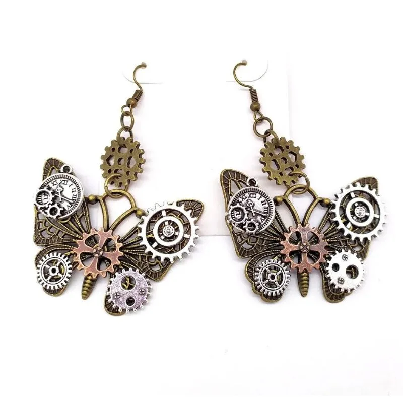 Steampunk Hängande örhängen