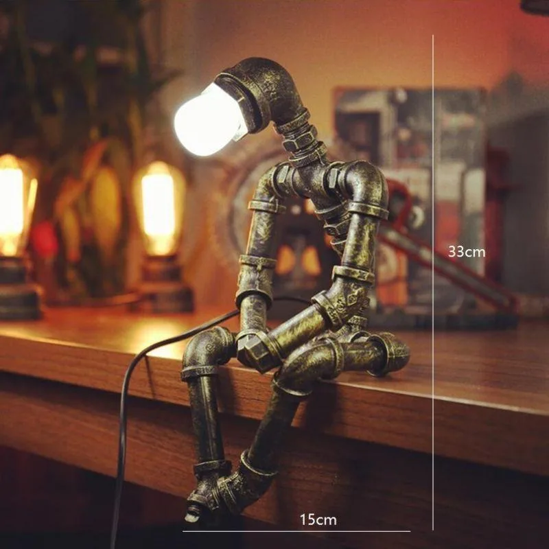Bild 9 — Steampunk robotlampa