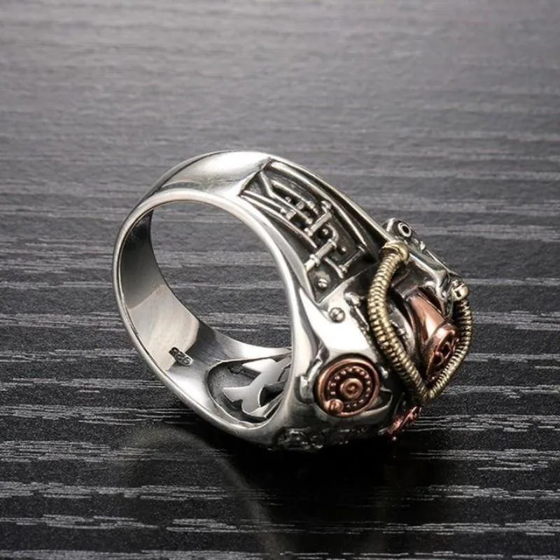 Bild 7 — Steampunk Dödskalle Ring