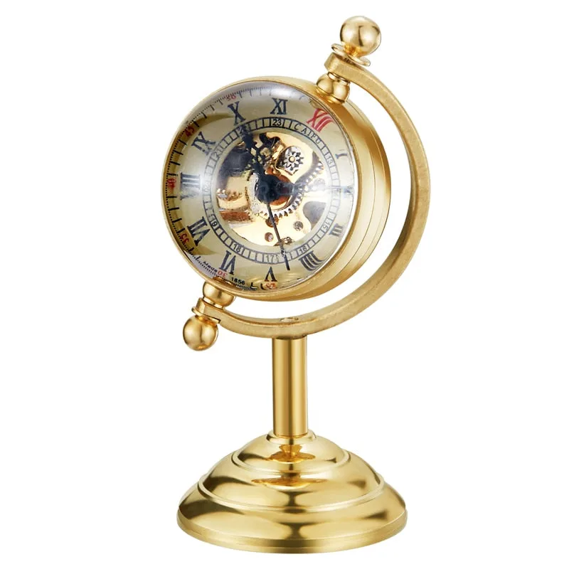 Steampunk mekanisk skrivbordsklocka