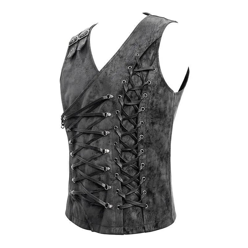 Bild 3 — Asymmetrisk Steampunk-korsett för män