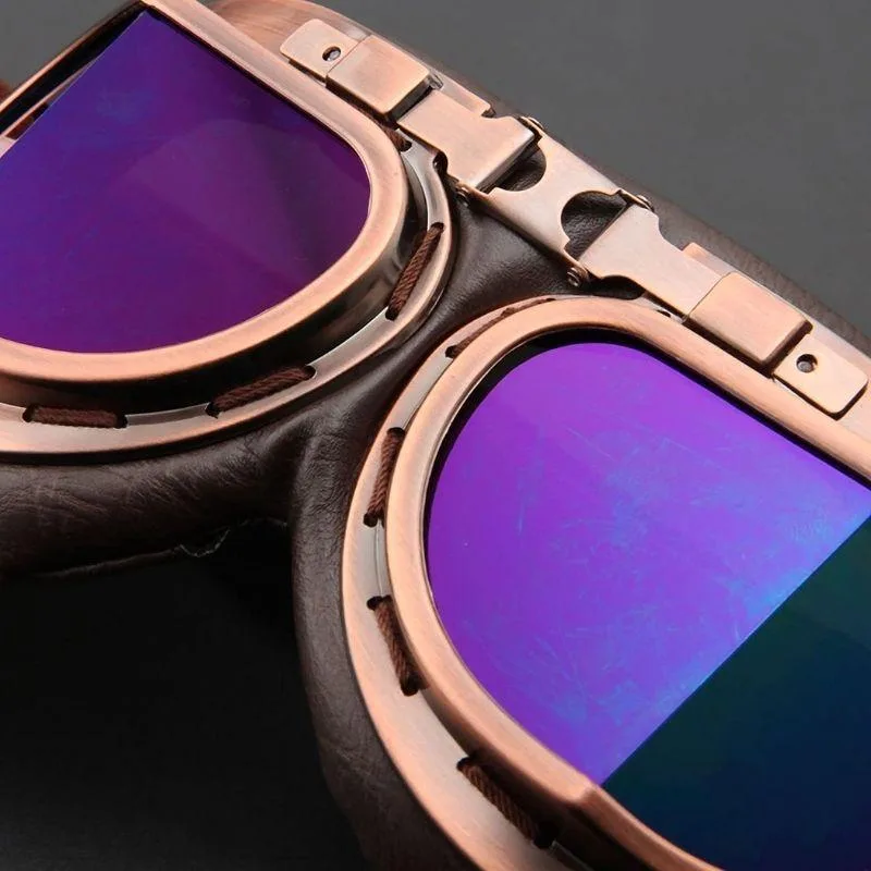 Bild 6 — Steampunk Pilot Glasögon