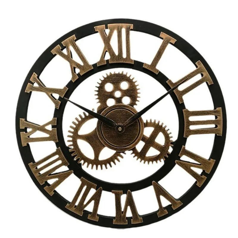 Steampunk väggklocka