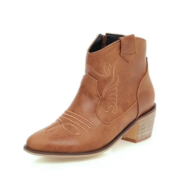 Bild 10 — Western ankelstövlar för kvinnor