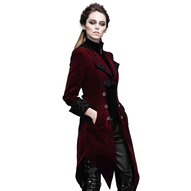 Bild 3 — Röd Steampunk jacka