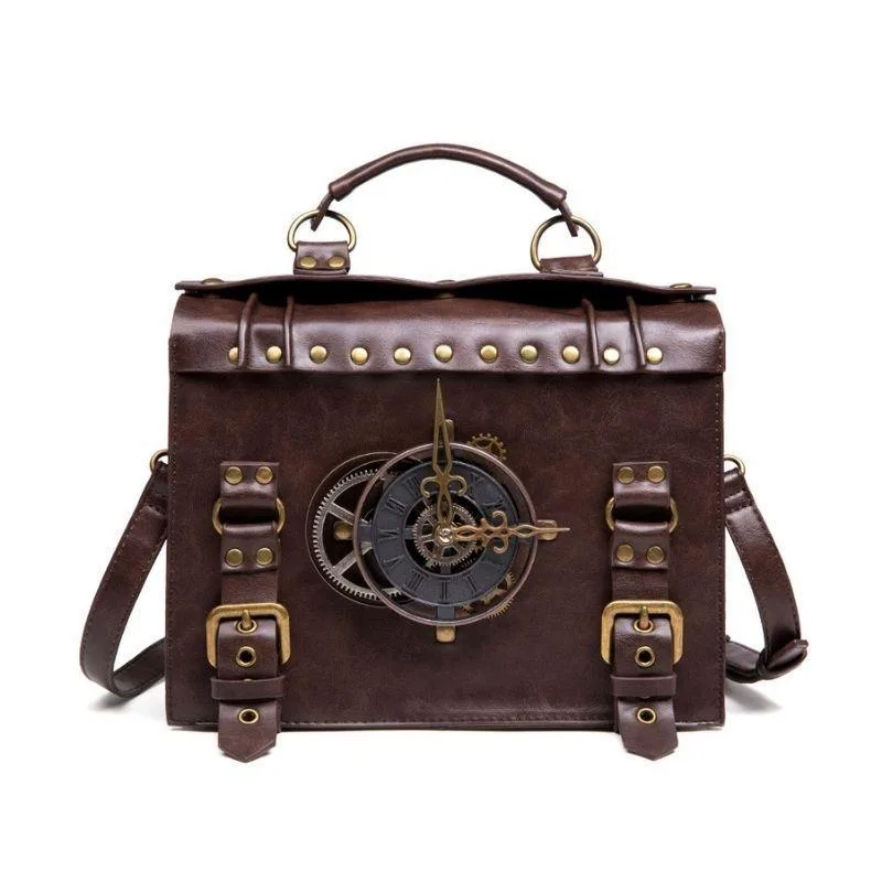 Bild 5 — Steampunk EDISON-väska med plånbok