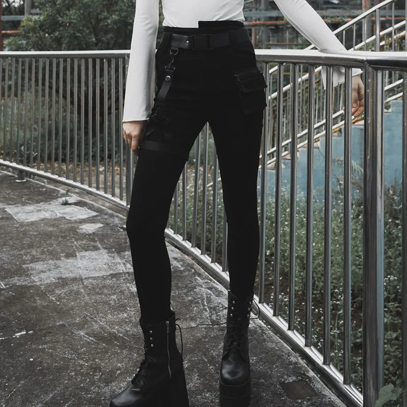 Bild 3 — Gotiska Steampunk-jeans för kvinnor