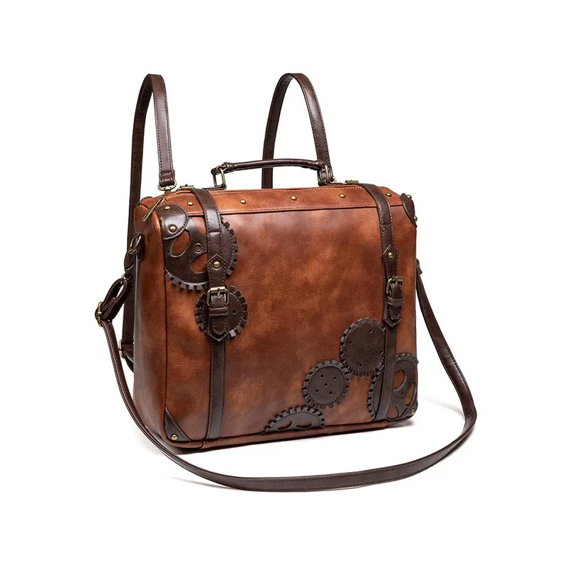 Bild 9 — Imitation / PU Steampunk Väska