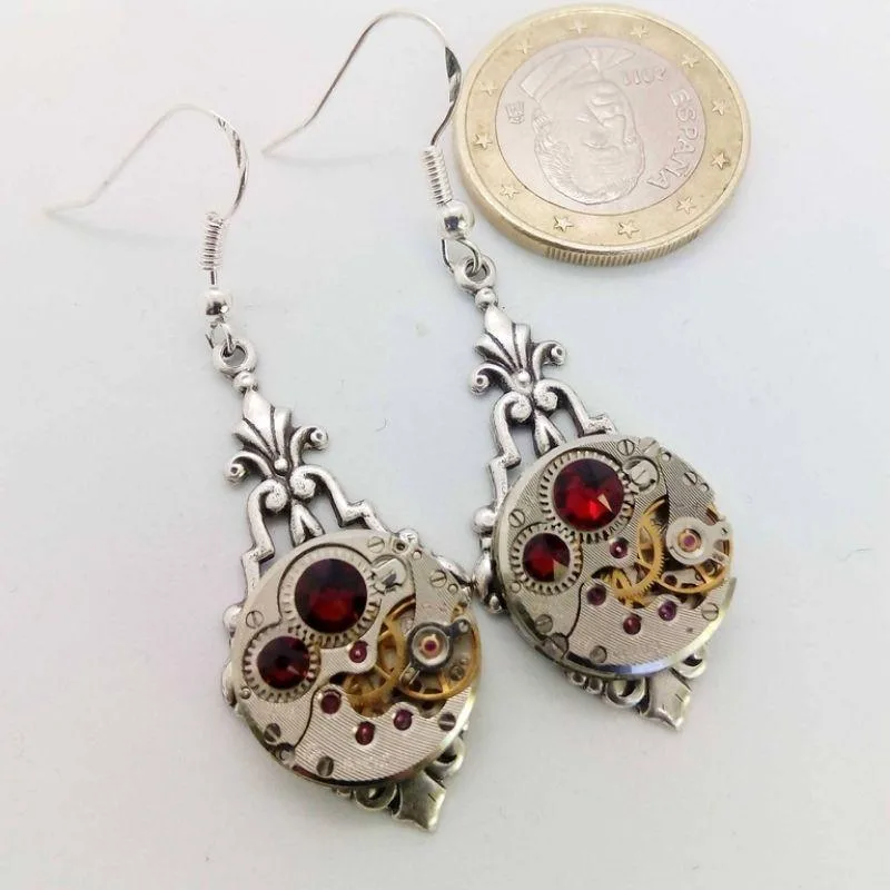 Bild 3 — Steampunk örhängen för kvinnor
