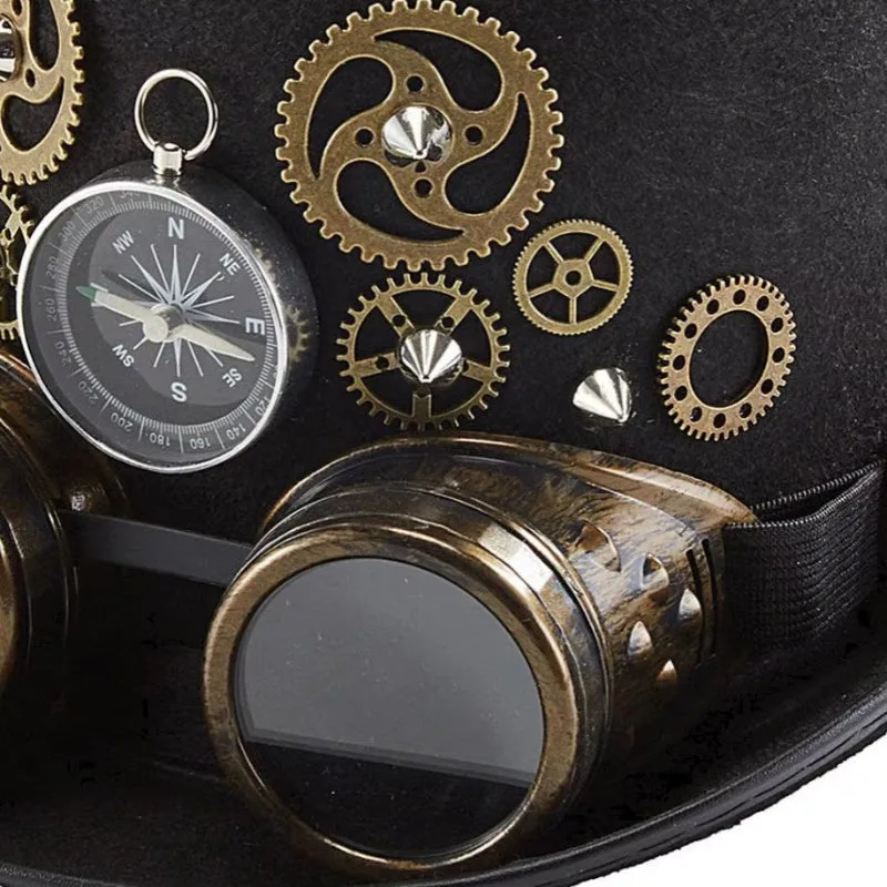 Bild 5 — Steampunk hatt med mekanismer