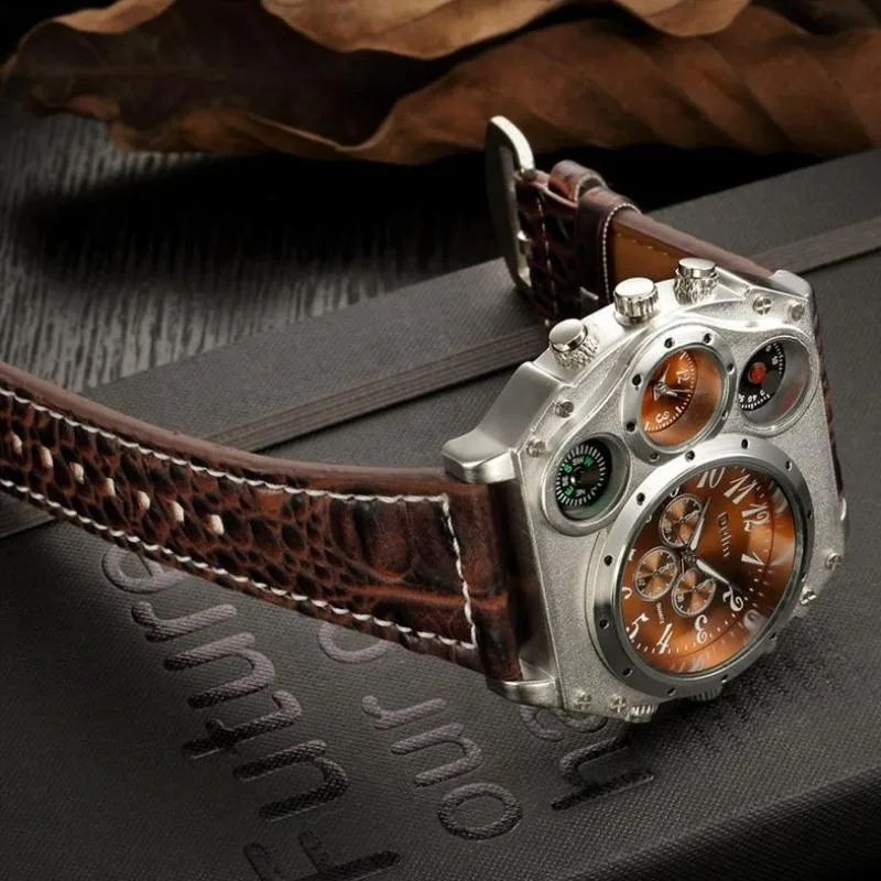 Bild 5 — Steampunk Kompass Herrklocka