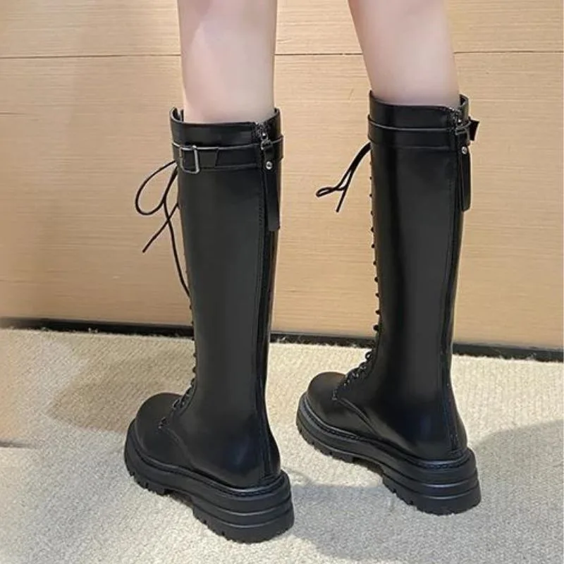 Bild 5 — Steampunk PU-stövlar för damer