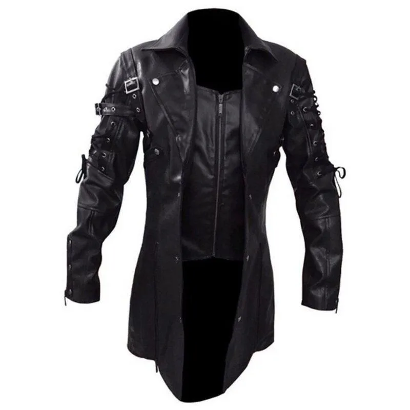 Bild 9 — Steampunk Gotisk PU-jacka