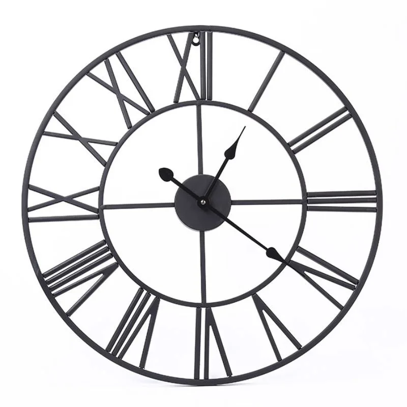 Vintage svart Steampunk klocka