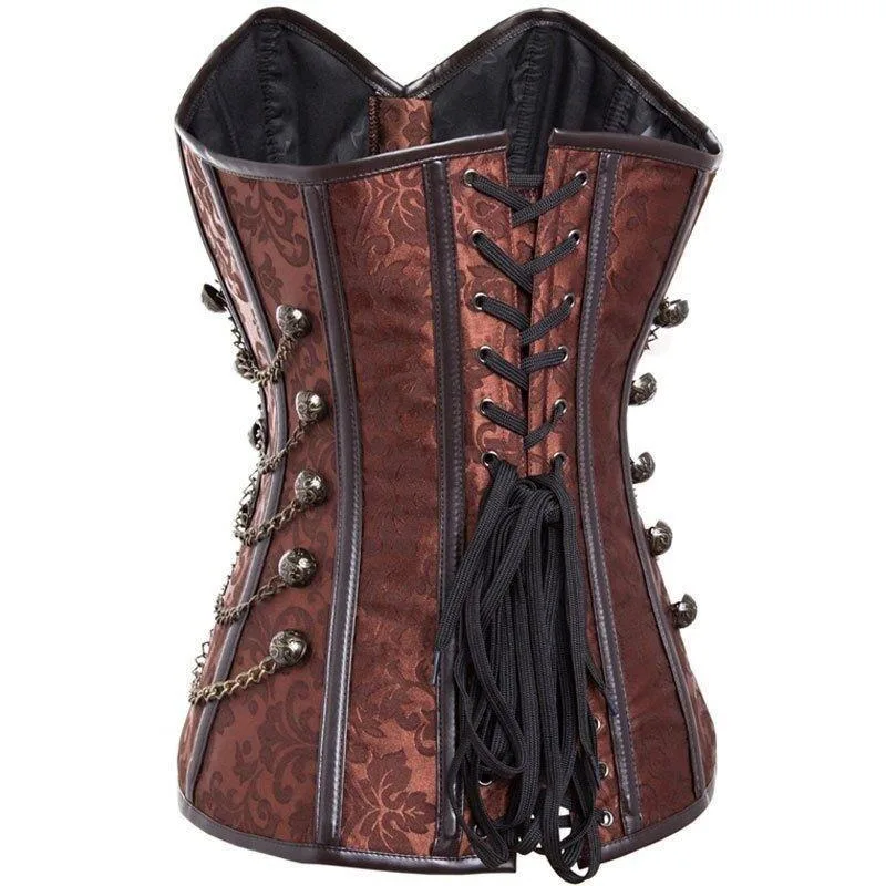 Bild 5 — Brun Steampunk-korsett