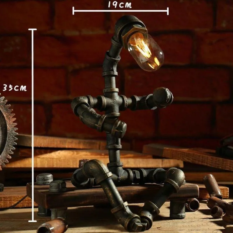 Bild 7 — Steampunk robotlampa