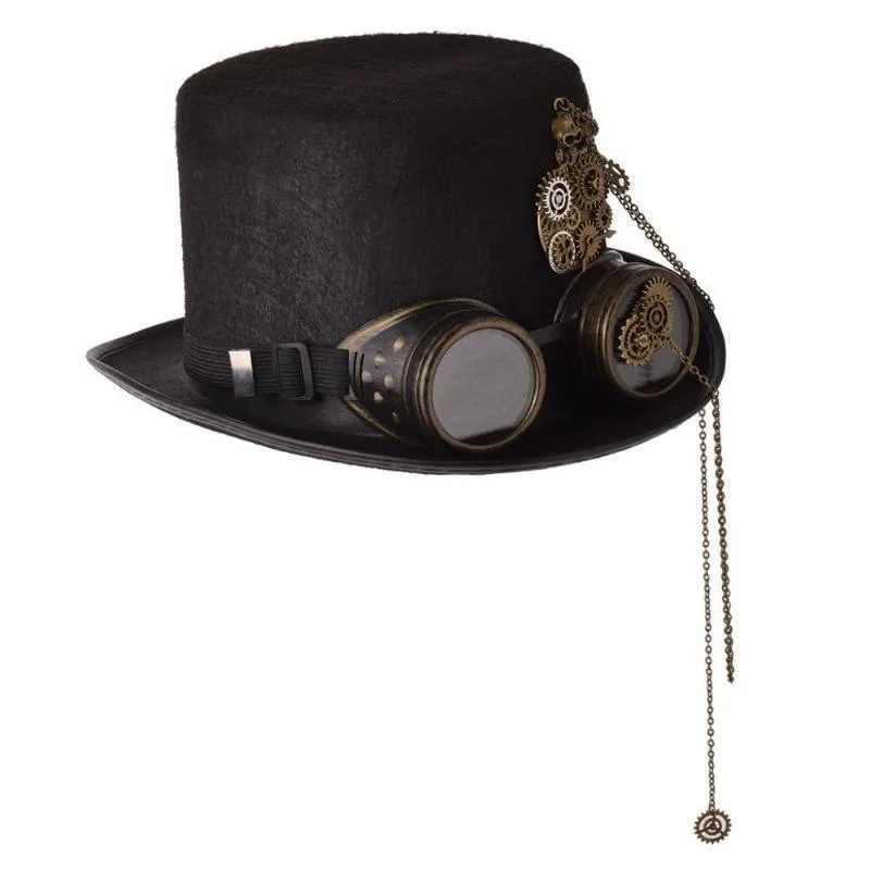 Bild 3 — Steampunk Hatt Med Kedja