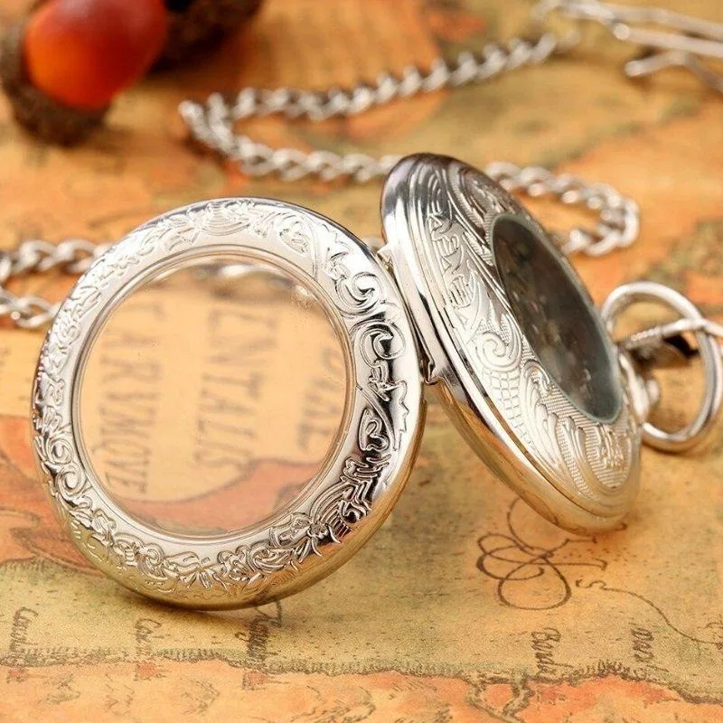 Bild 2 — Gammalt Silver Steampunk fickur