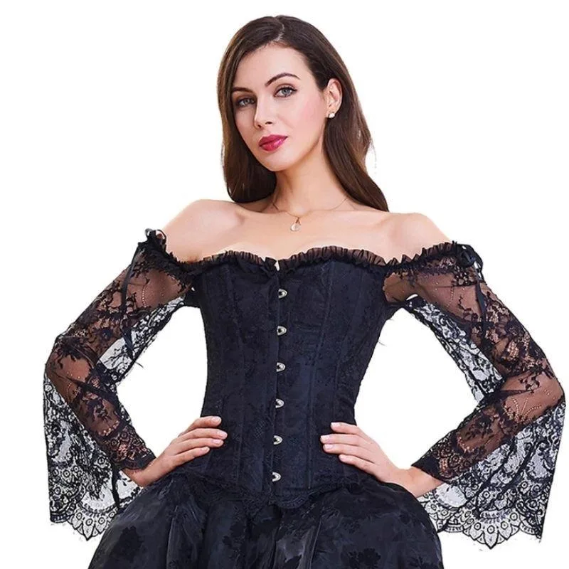 Bild 2 — Svart Steampunk aftonklänning