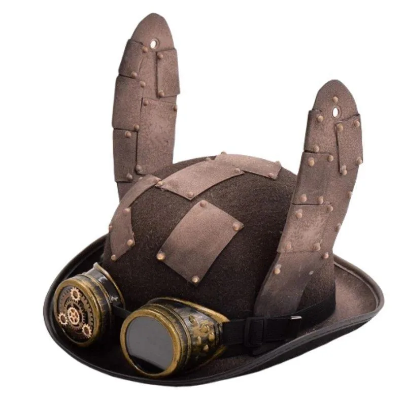 Steampunk Kaninöron Hatt