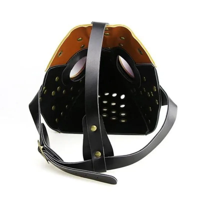 Bild 3 — Pestmask med korpmotiv