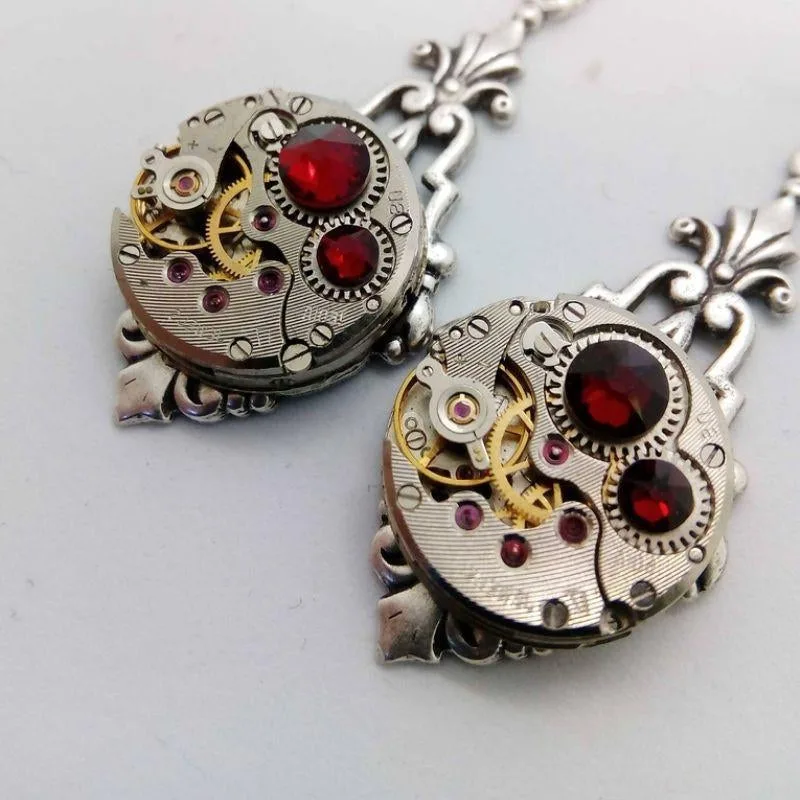 Bild 4 — Steampunk örhängen för kvinnor