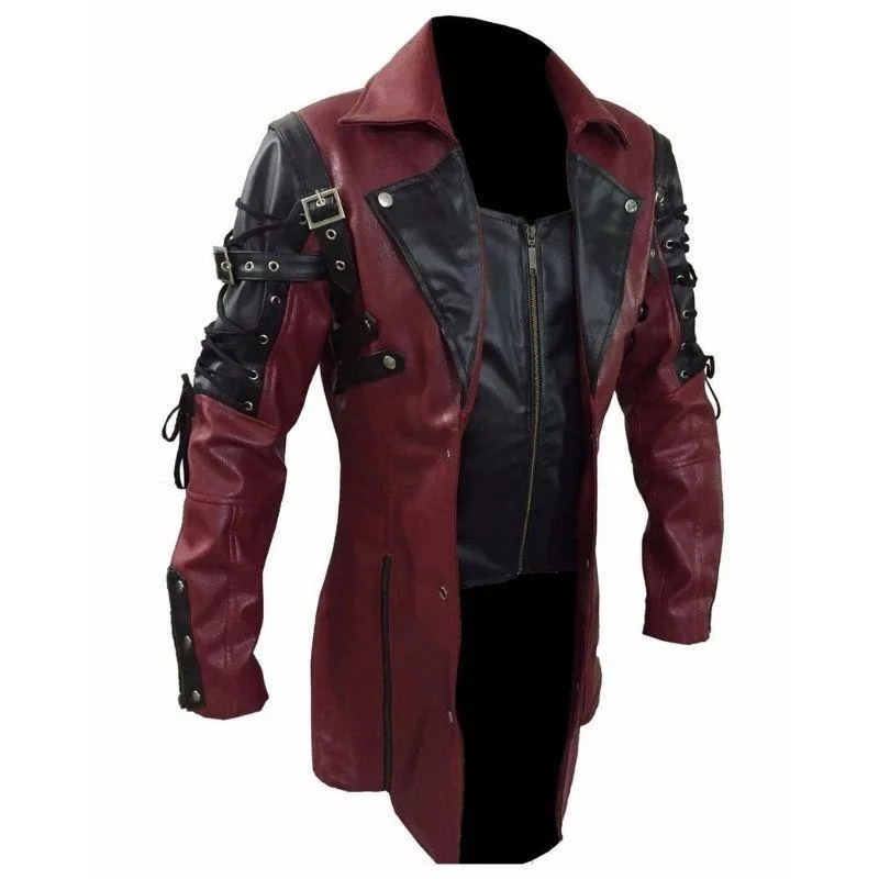 Steampunk Gotisk PU-jacka