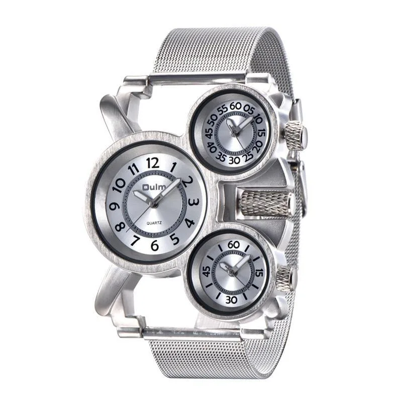 Bild 4 — Steampunk Armbandsklocka 3 Dials Herrar